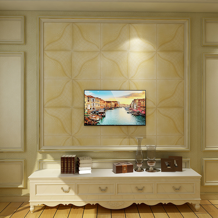 皮雕集成背景墙