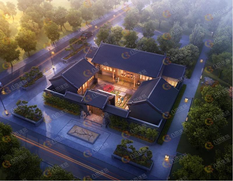 中式风格四合院轻钢别墅