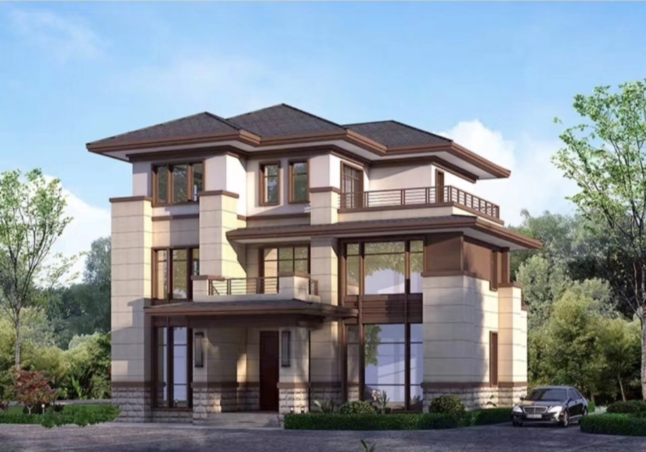 新中式风格轻钢别墅