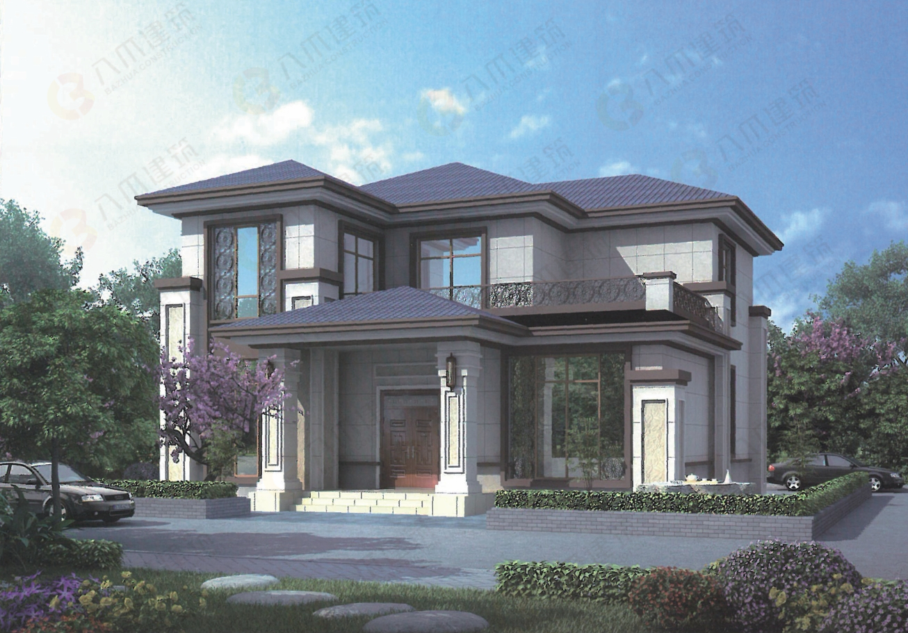 新中式风格轻钢别墅