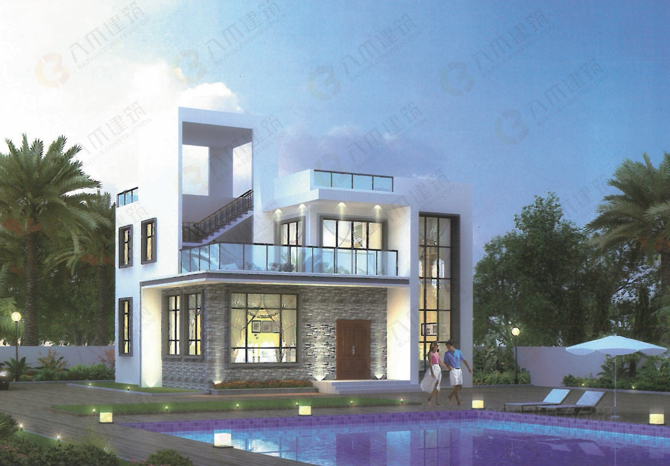 现代风二层别墅41